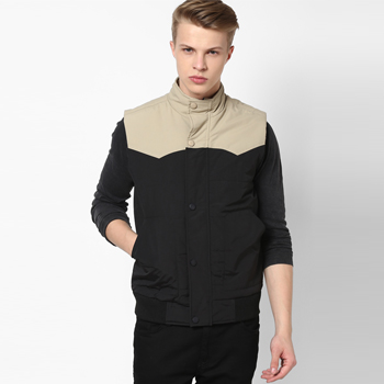 Solid Black Bomber Jacket