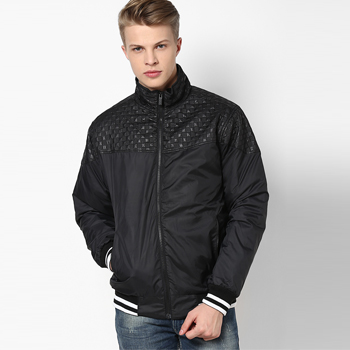 Solid Black Bomber Jacket