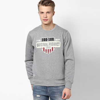 Solid Grey Sweatshirt